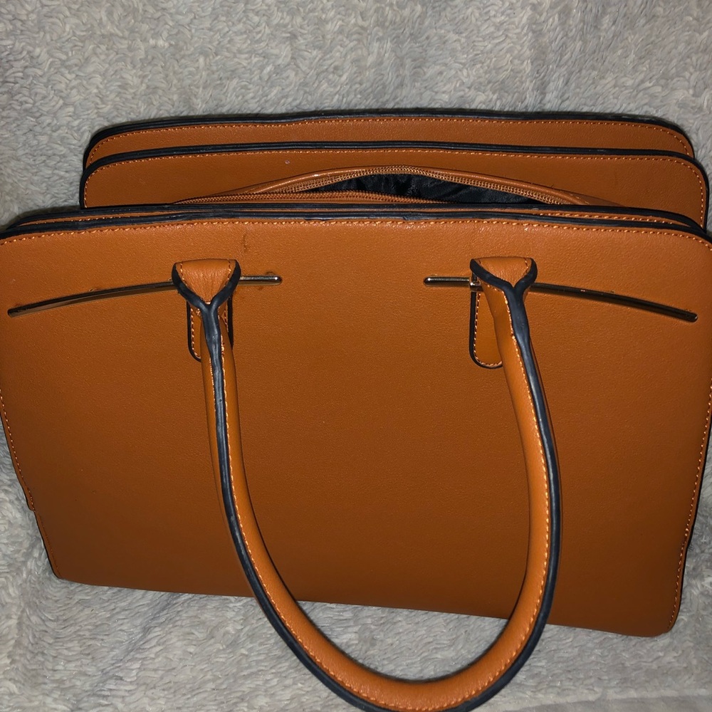 Beautiful Brown Large Satchel Purse